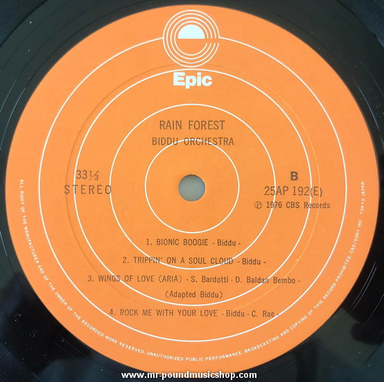 Biddu Orchestra - Rain Forest