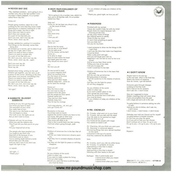 Ozzy Osbourne - Speak of The Devil