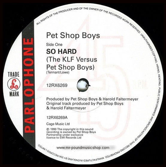 Pet Shop Boys - So Hard (The KLF Vs Pet Shop Boys)