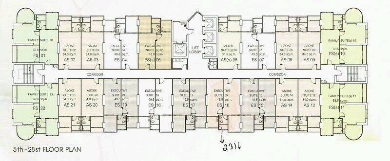 คอนโดศุภาลัยปาร์ค อโศกรัชดา Supalai Park Asoke-Ratchada ห้อง Penthouse (ชั้น29) ขนาด 49.50 ตรม. ห้องชุดเลขที่ 599/553 หันหน้าไปทางทิศเหนือ (ขายเปล่า) ขายราคา 5.5 ล้าน ค่าโอนคนละครึ่ง