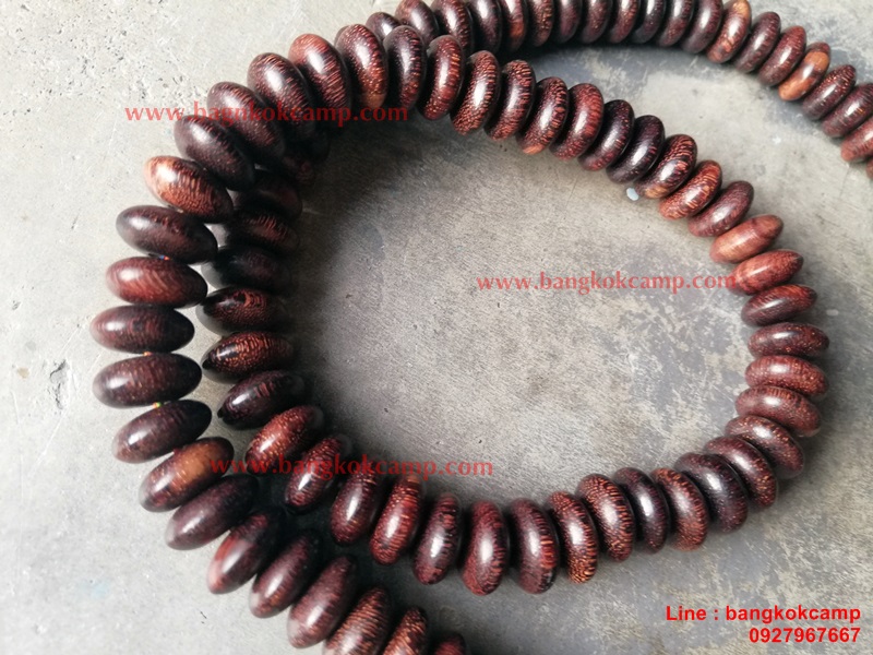 ไม้มงคลหายาก... ประคำ(ไม้แก่นมะขาม) ลายสวย ขนาด12มิล....ไม้แก่นมะขามแท้ทุกเม็ด