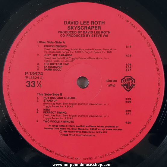 David Lee Roth - Skyscraper