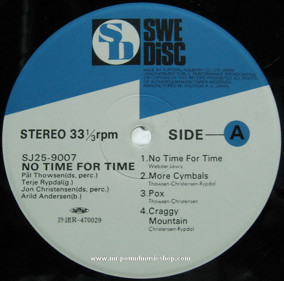 Pal Thowsen, Terje Rypdal, Jon Christensen, Arild Andersen - No Time For Time