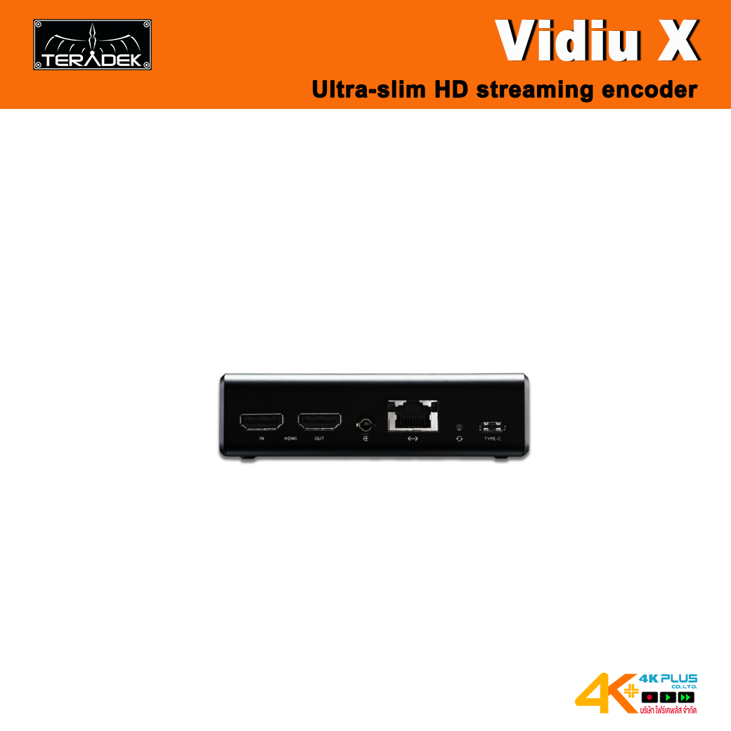 Teradek Vidiu X ultra-slim HD streaming encoder