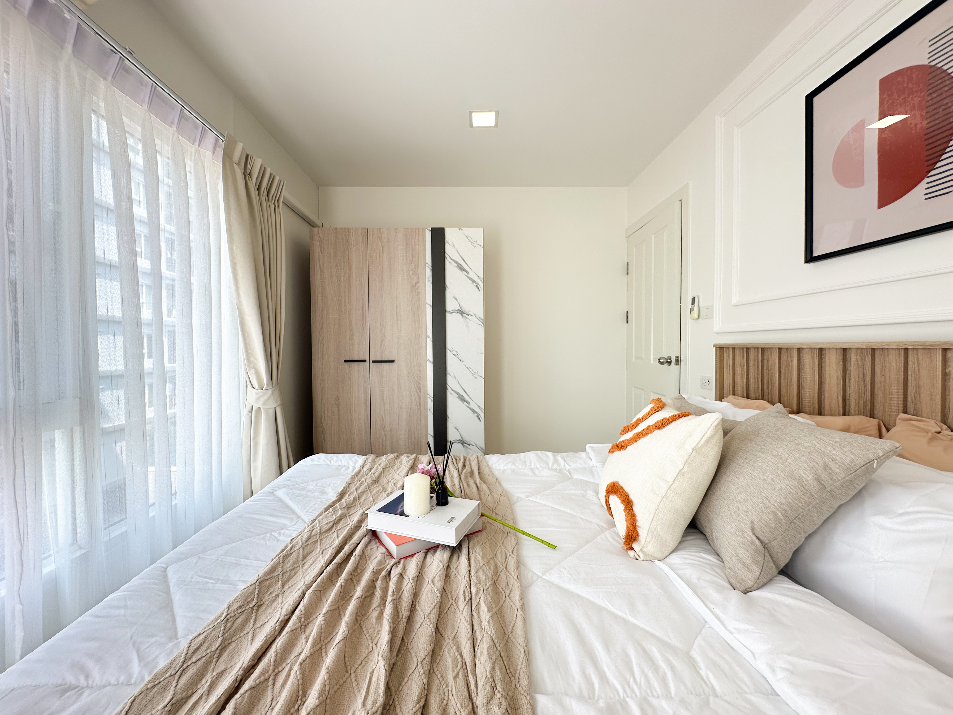 🔥ขายด่วน! คอนโด The One Plus D Huamak 12 (เดอะวันพลัส ดี หัวหมาก 12) ห้องแต่งใหม่ทั้งห้อง ใกล้รถไฟฟ้า เฟอร์ครบ พร้อมอยู่! 🔥