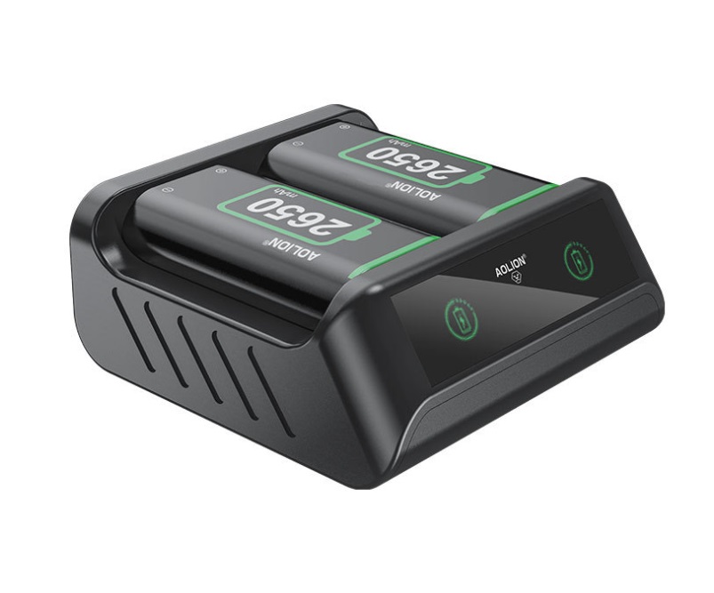 Aolion แบตเตอรี่ XboxOne & XboxSeriesS/X แบต 2 ก้อน + แท่นชาร์จ 2650 mAh