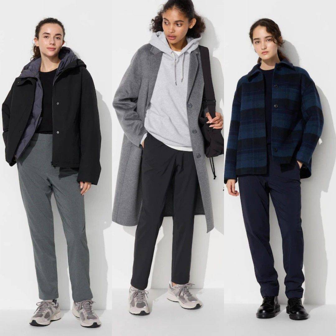 GU Women Heattech warm easy pants