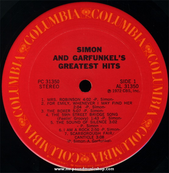 Simon & Garfunkel - Simon And Garfunkel's Greatest Hits