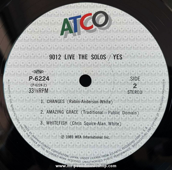 Yes - 90125 Live - The Solos