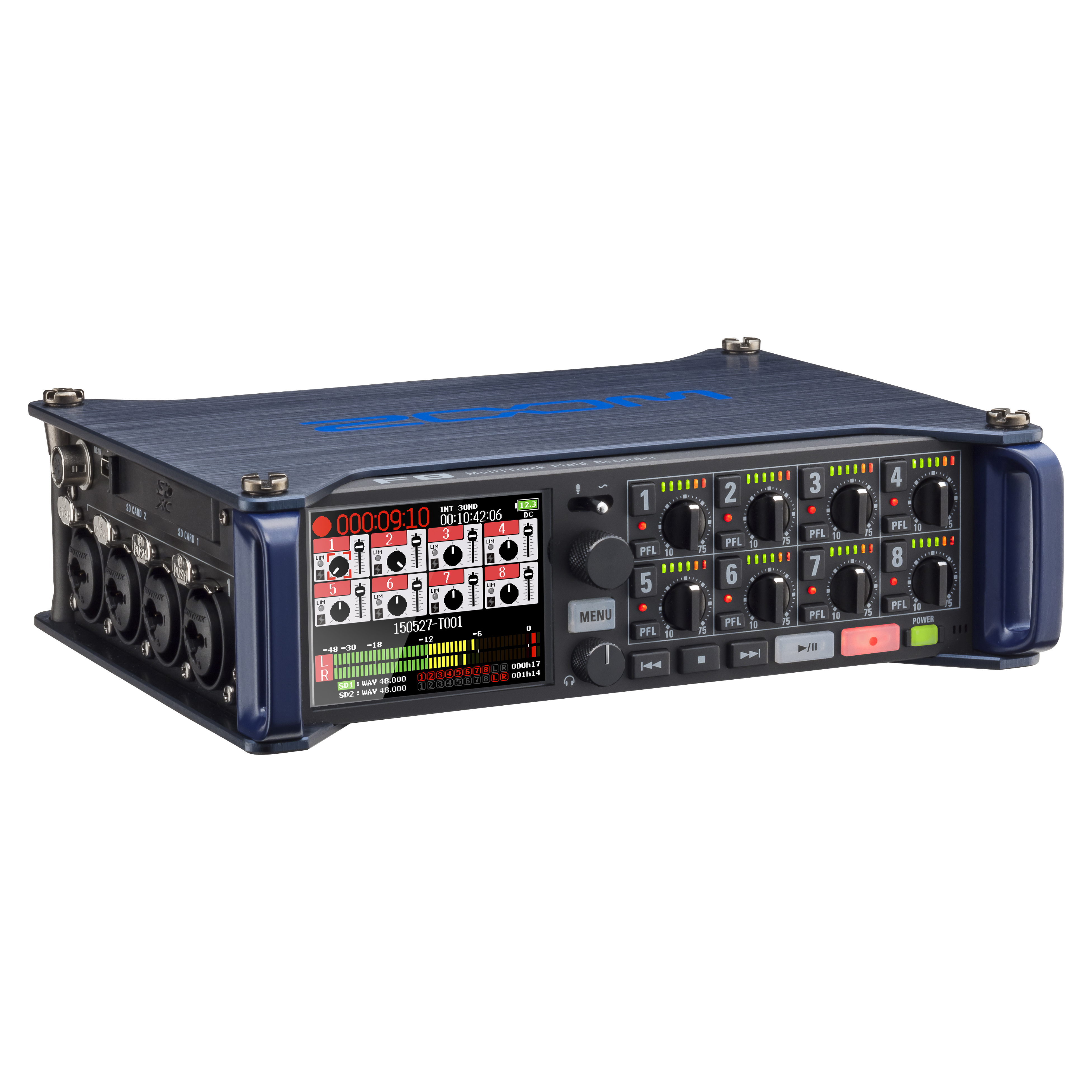 Zoom F8 Multi-Track Field Recorder / 8 XLR Input