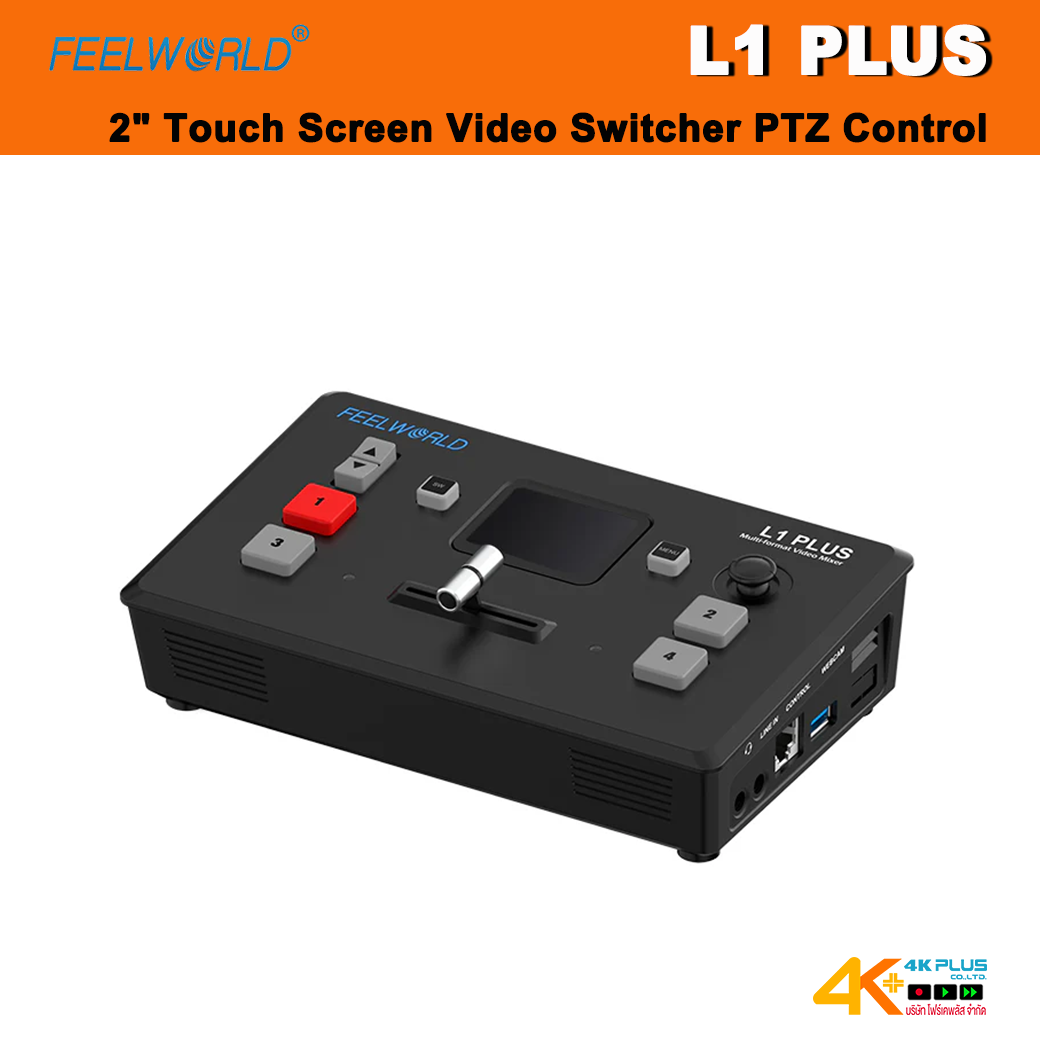 FeelWorld L1 Plus 2" Touch Screen Video Switcher PTZ Control