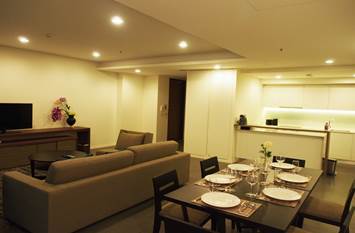 Klapsons The River Residences Bangkok, Three Bedroom (150 sqm.) at THB 120,000 net per month **more than 6 months contract at THB 100,000 net per month** Can stay until 1 Feb 2016 **Ready to move in**