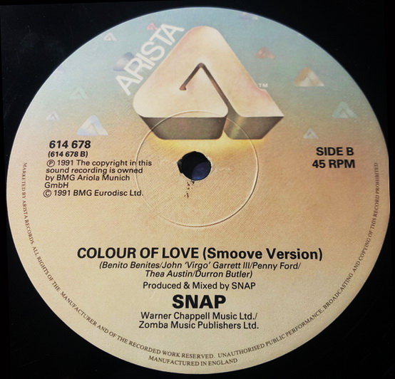 Snap! - Colour Of Love