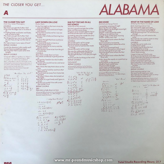 Alabama - The Closer You Get