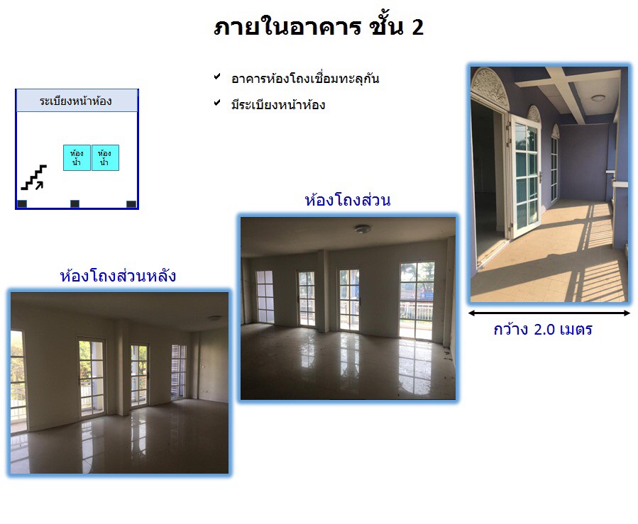 ขายอาคารพาณิชย์ 2 คูหา 3 ชั้น ราคา16,000,000 บาท รายละเอียดและที่ตั้ง เนื้อที่ทั้งหมด 40 ตร.ว พื้นที่ใช้สอย 373 ตรม