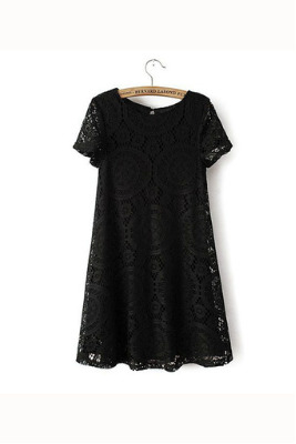 Vintage Hippie Sleeves Gypsy Fringe Lace Mini Women - Dresses Tops (White)