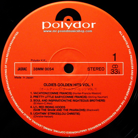 Various Artists / Oldies But Goodies - Oldies Golden Hits Vol.1 (1955-1981)