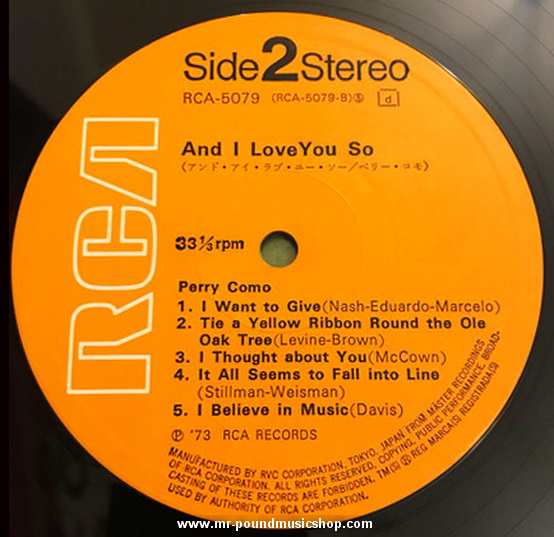 Perry Como - And I Love You So