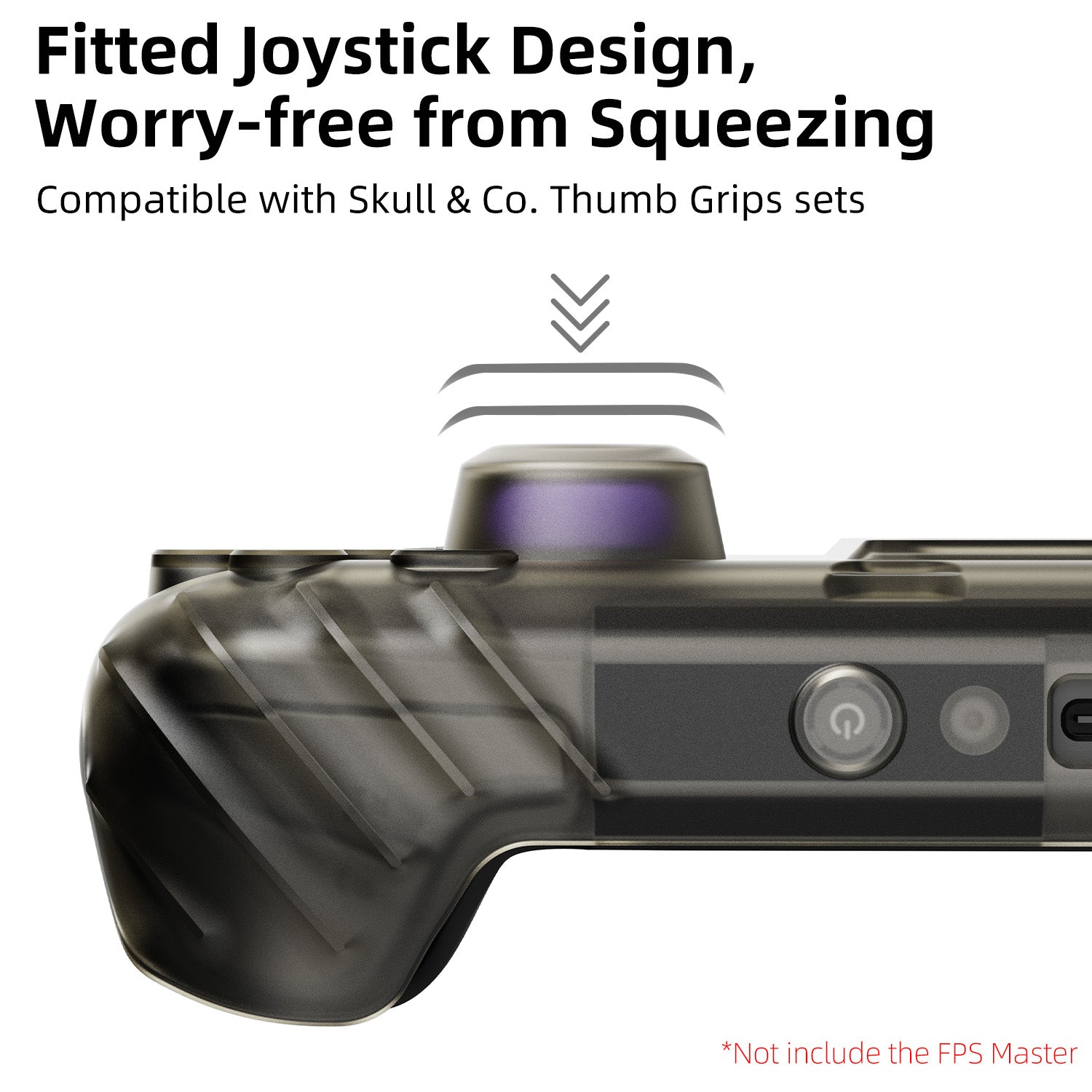 Skull & Co. The HardShell Front Cover for Steam Deck LCD/OLED StandGrip (GripCase)