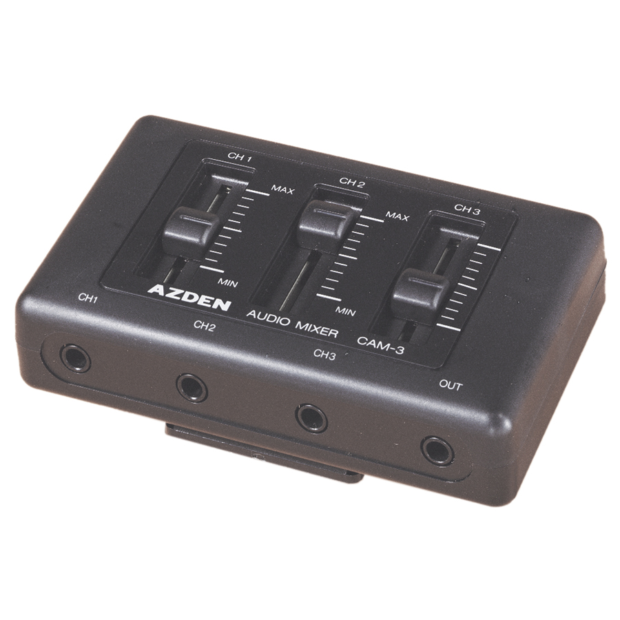 Azden CAM-3 Mini 3 Channel Microphone Mixer