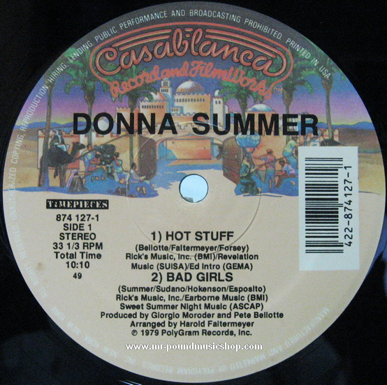 Donna Summer - Hotstuff / Bad Girl / I Feel Love
