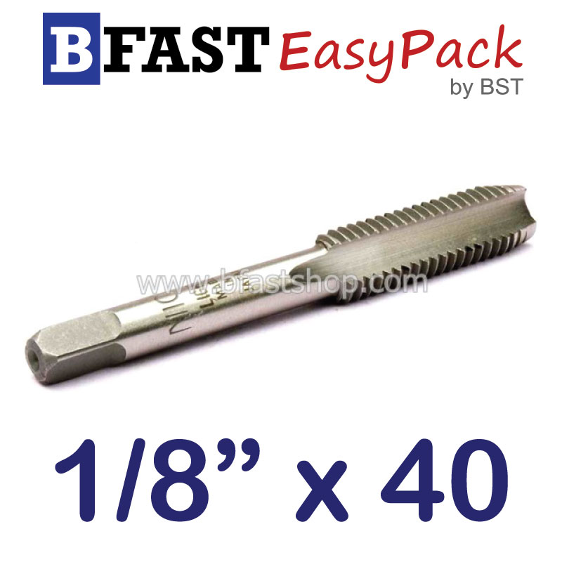 ดอกต๊าปเกลียว 1/8" x 40 (3 ดอก/กล่อง)