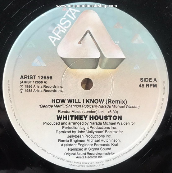 Whitney - How Will I Know