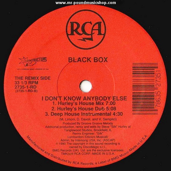 Black Box - I Don't Know Anybody Else