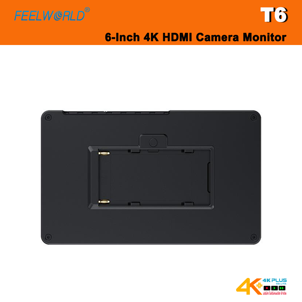 FEELWORLD T6 6-Inch 4K HDMI Camera Monitor