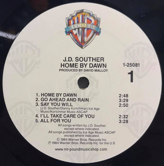 J.D. Souther - Home By Dawn