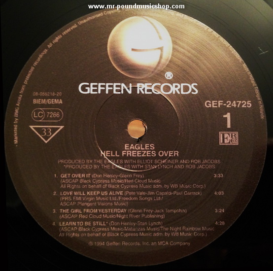 Eagles - Hell Freezes Over