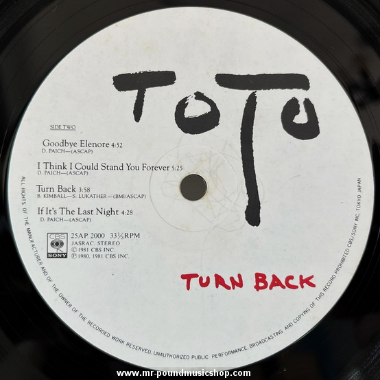 Toto - Turn Back
