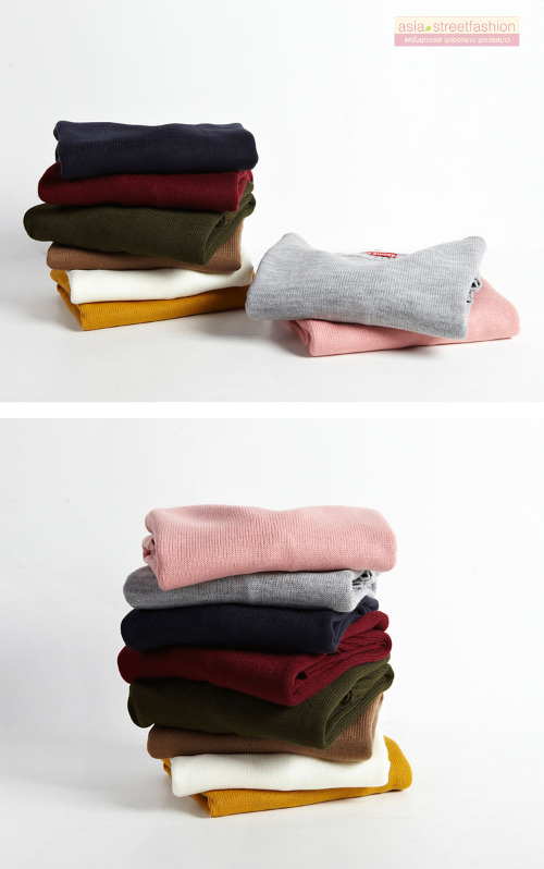 Sweater เสื้อสเวทเตอร์แขนยาว สีน้ำตาล ทรงสวย จะใส่เดี่ยวไหรือใส่โค้ทคลุมก็เริ่ด