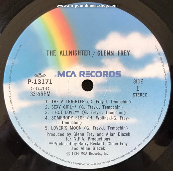 Glenn Frey - The Allnighter