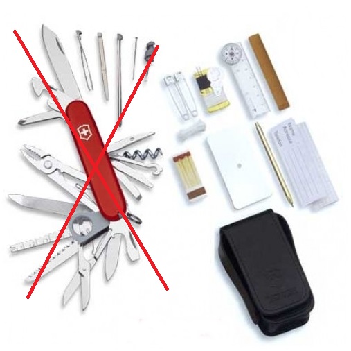 ซองหนัง พร้อมอุปกรณ์ครบ Victorinox รุ่น VICTORINOX SOS-SET (ซองหนัง + อุปกรณ์)