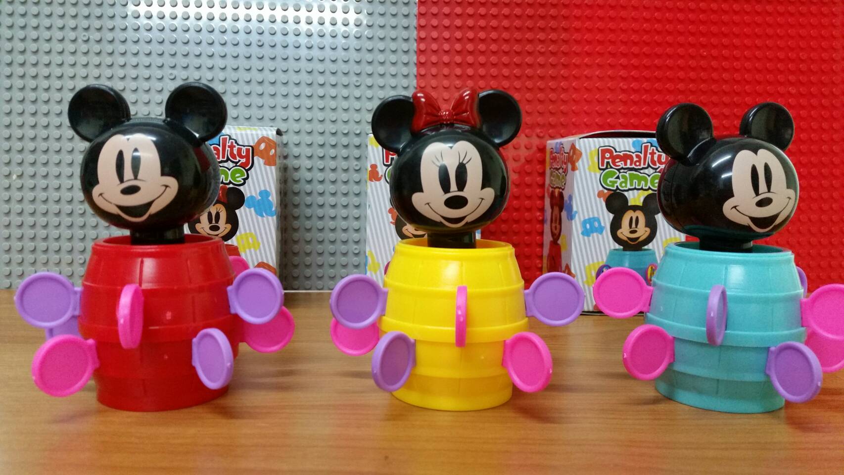 เกมส์ถังมิกกี้เมาส์ ขนาด 6 นิ้ว มี 3 สี