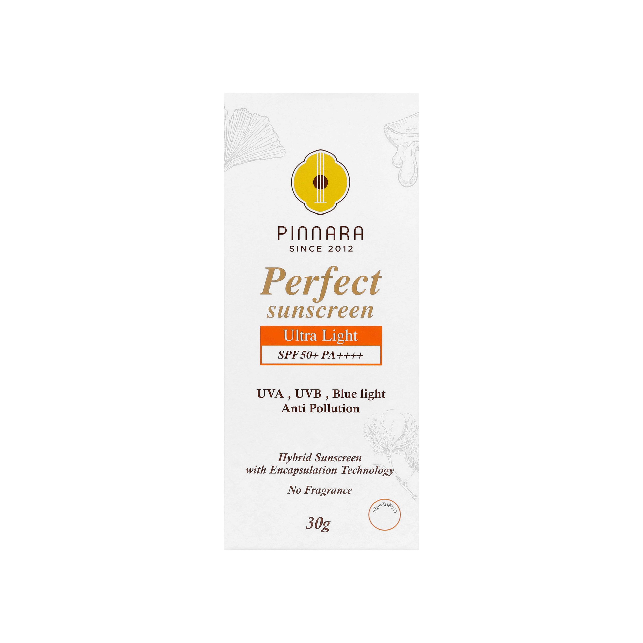 พิณนารา เพอร์เฟค รีแพร์ ซันสกรีน อัลตร้า เอสพีเอฟ ไลท์ 50+ พีเอ++++(กันแดดเนื้อขาว1แถม1)