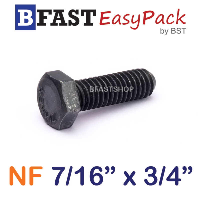 สกรู NF 7/16" x 3/4" (6 ตัว/ถุง) *เกลียวตลอด*