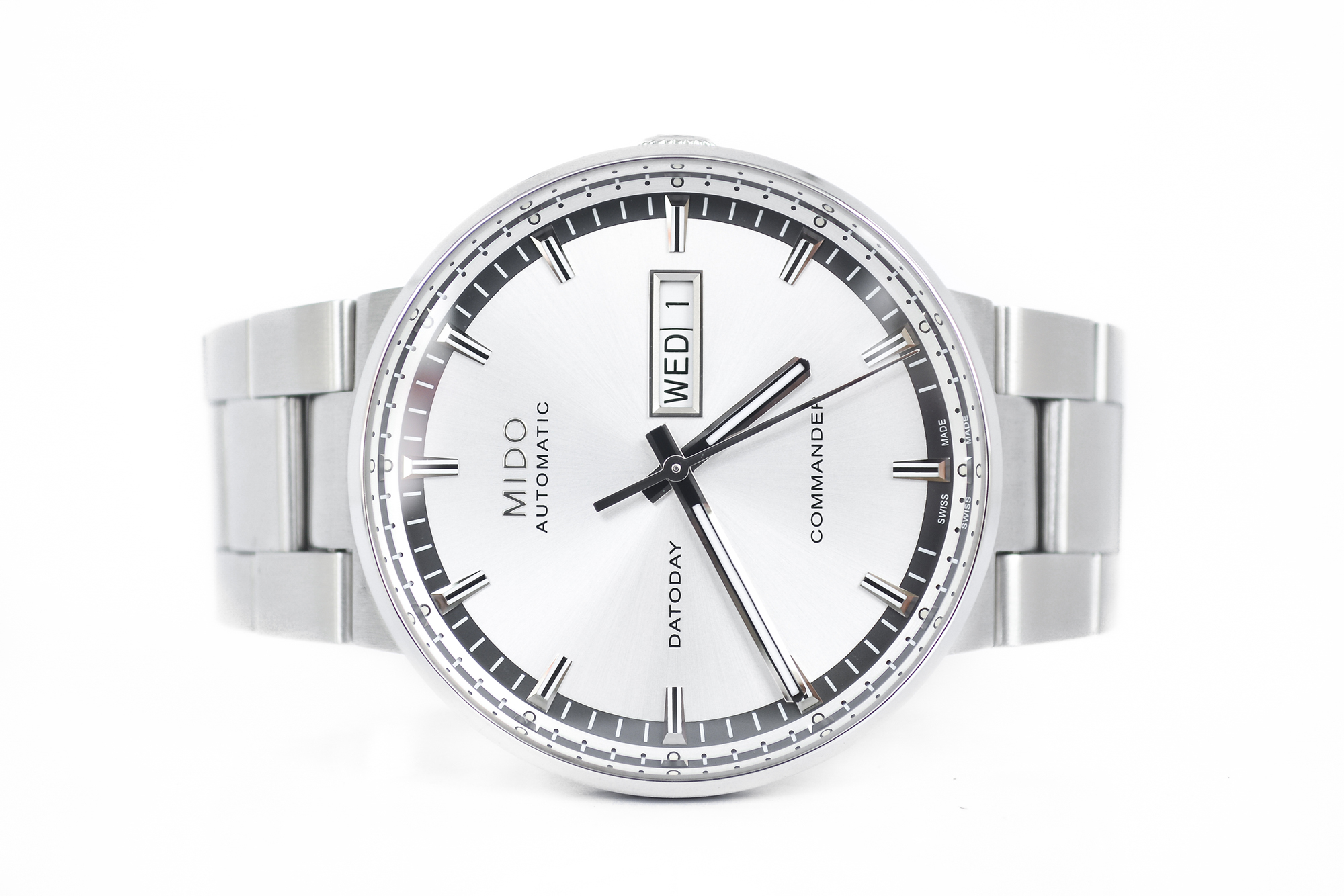 Mido Commander II Automatic Day-Date เรือนเหล็ก