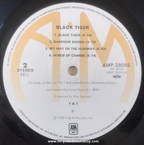 Y&T - Black Tiger