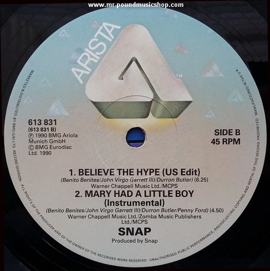 Snap! - Mary Had A Little Boy