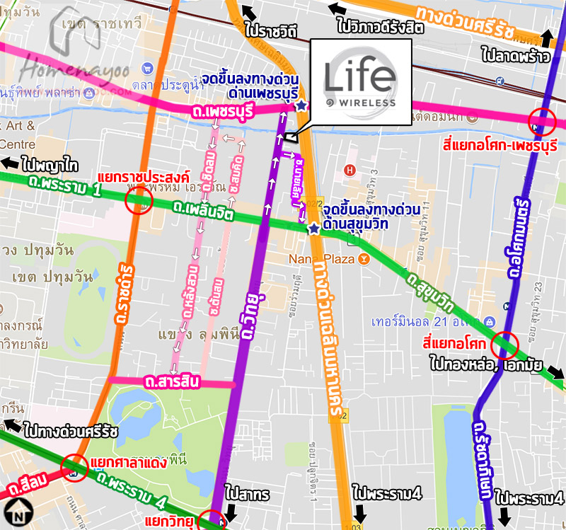 ขาย / เช่า Life One Wireless (ไลฟ์ วัน ไวร์เลส) แยกเพลินจิต ห้อง#A19B19 ห้องขนาด 28.29 ตรม. ชั้น 19 สตูดิโอ วิวสุดยอด