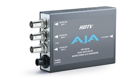 AJA HD10AVA - Analog Video and Audio to SD/HD-SDI