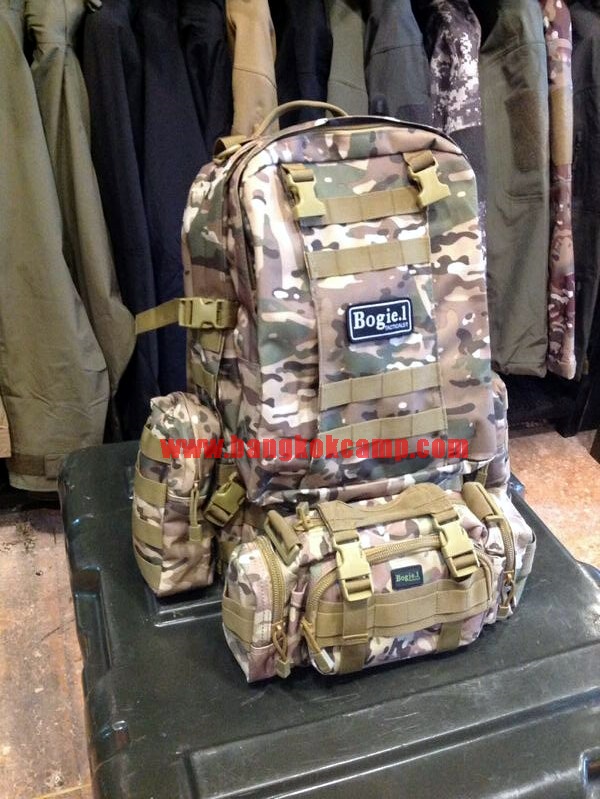 กระเป๋าเป้ แม่-ลูก จุได้50ลิตร (50L) ซื้อ1ได้ถึง4, (ลายมัลติแคม)