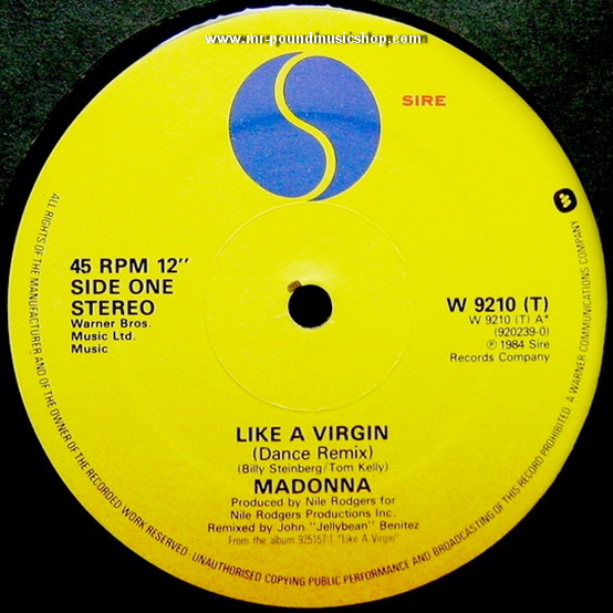 Madonna - Like A Virgin / Stay