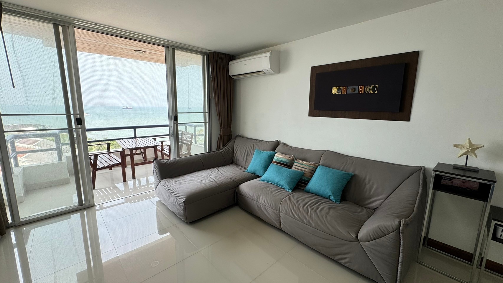 ให้เช่าคอนโด Rama Harbour view condo (รามา ฮาร์เบอร์ วิว คอนโด) ชั้น 1 วิวทะเล 2 ห้องนอน 2 ห้องน้ำ