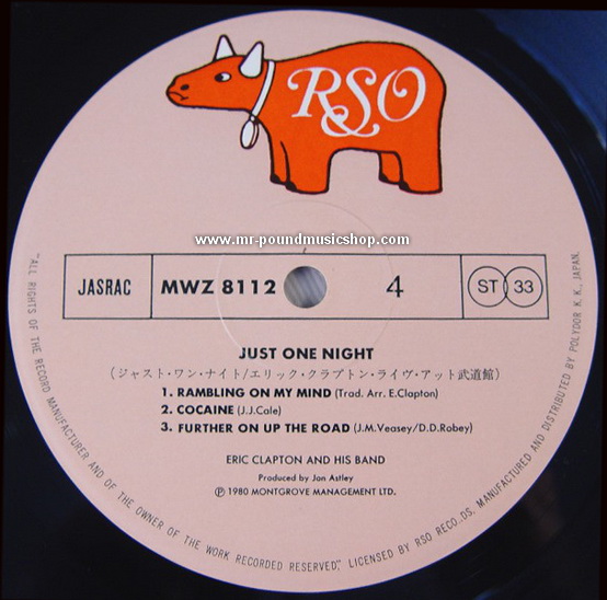 Eric Clapton And His Band - Just One Night