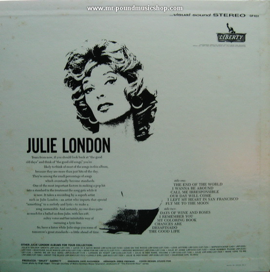 Julie London - The End of The World