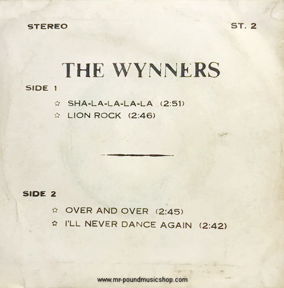 The Wynners - Sha La La La La