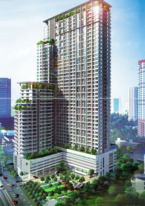 ให้เช่าคอนโด Villa Rachatewi พื้นที่ 42 ตร.ม ห้อง studio room ชั้น 28 ตกแต่งพร้อมอยู่ วิว 'World Trade tower' and 'Baiyok tower ใกล้ BTS ราคา 22,000 ต่อเดือน